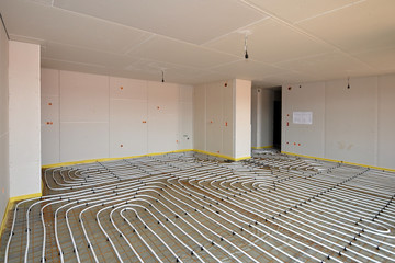 innenausbau - fussbodenheizung