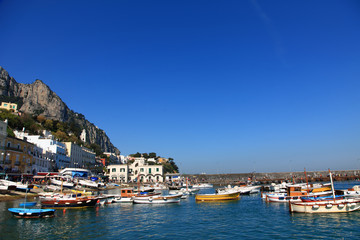 Fototapeta na wymiar Marina Grande, Capri
