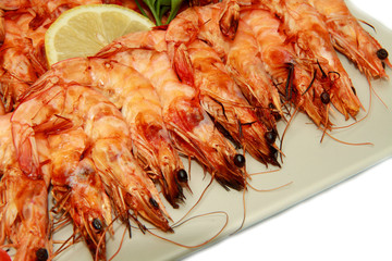 gamberoni alla griglia