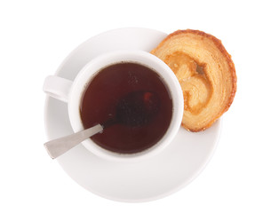 breakfast details isolated in white background