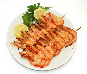 gamberoni alla griglia