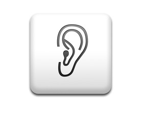 Boton cuadrado blanco oreja con audifono