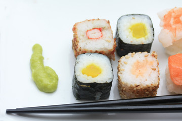 Variety of Sushi