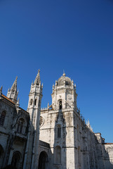 Fototapeta na wymiar Hieronymites Monastery in Lisbon