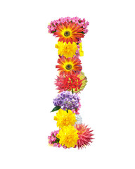 flower letter