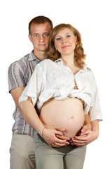 beatiful pregnant couple