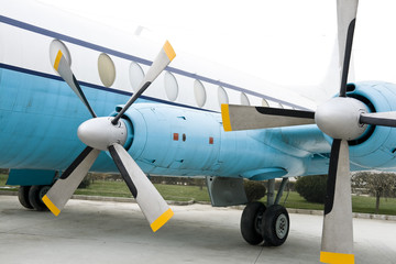 Vintage Turboprop Airplane