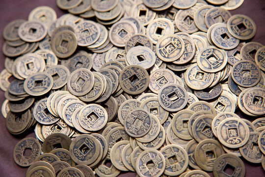 Old chinese coins