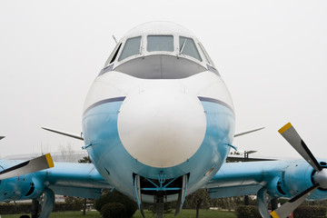 Fototapeta na wymiar Vintage Samolot Turbośmigłowy