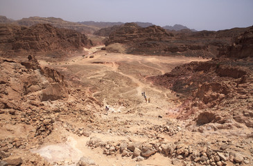 Excursion to the Colored Canyon.