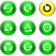 Arrows round icons.