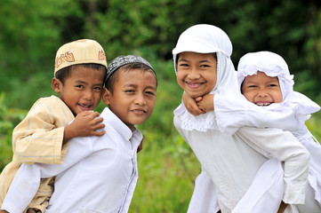 Happy Playful Children