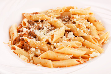 tasty pasta with cheese