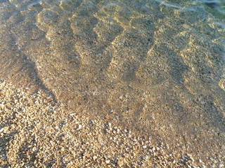 detail of beach