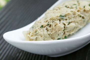 Tartare poisson ciboulette