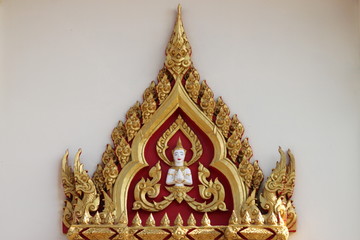 art on wall, Wat Don Ngoa, Borabue, Mahasarakam