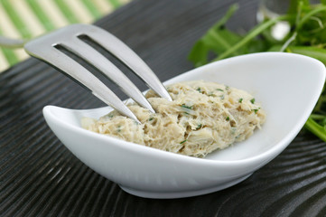 Tartare poisson ciboulette