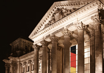 Naklejka premium Berliner Reichstag