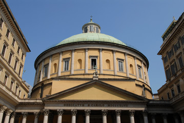Fototapeta na wymiar chiesa S. Carlo Milano