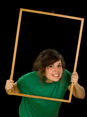 Casual girl portrait