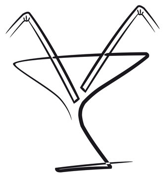 Cocktail con pajas