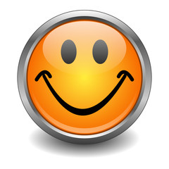 Fototapeta premium Smilie button