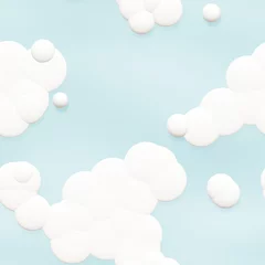 Fototapete Nahtlose Wolken © kentoh