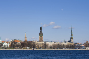 Cityscape of Riga, Latvia