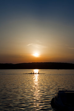 Sunset Rowing