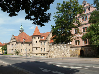 Fototapeta na wymiar Zamek w Amberg wyborczy
