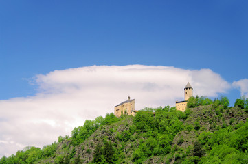 Fototapeta na wymiar Sterzing Burg Sprechenstein - Sterzing castle Sprechenstein 01