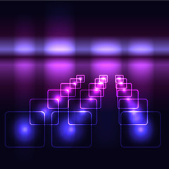 Glowing vector background