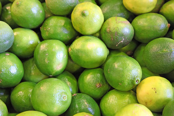 Limes in a farmers' market