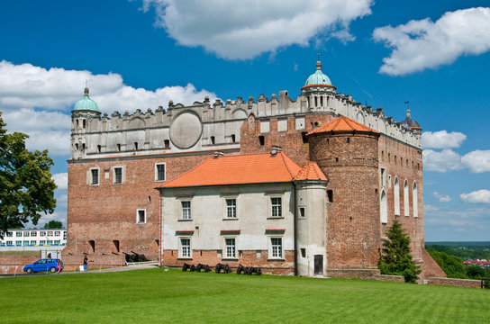 Fototapeta ancient polish castle in Golub Dobrzyn in Poland