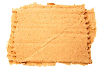 Torn cardboard