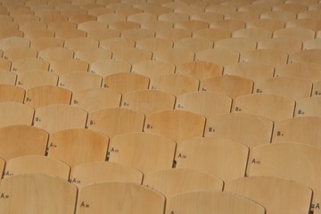 Nummerierte Sitze in Passionstheater Oberammergau