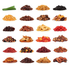 Dried Fruit Collection - obrazy, fototapety, plakaty