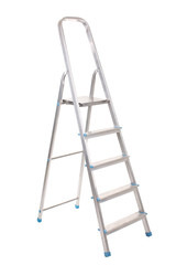 stepladder isolated on white background