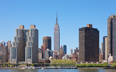Skyline van New York met Empire State Building
