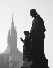 hl. Joseph and little Jesus - Charles bridge in Prague