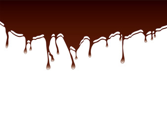 chocolate dribble background