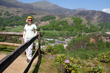 View to Sygun Copper Mine