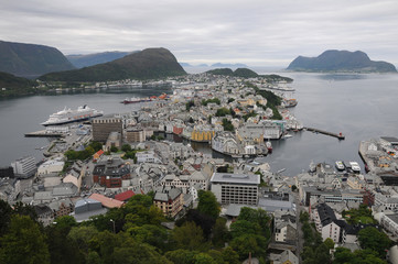 Panorama of Alesund, Norway © davidyoung11111