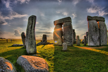 England - Stonehenge - obrazy, fototapety, plakaty