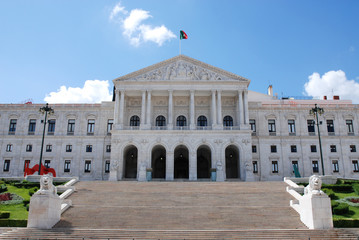 The Portuguese Parliament in Lisbon