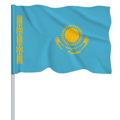 Flaggenserie-Zentralasien_Kasachstan