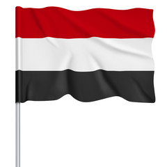 Flaggenserie-Vorderasien_Jemen