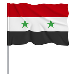 Flaggenserie-Vorderasien_Syrien
