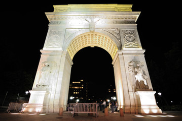 Fototapeta na wymiar Washington Square Arch