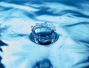 splashing water